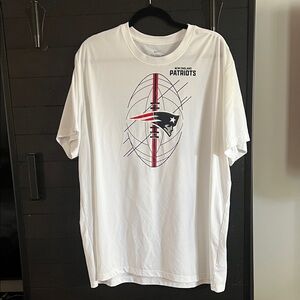 Nike White Patriots Graphic Tee